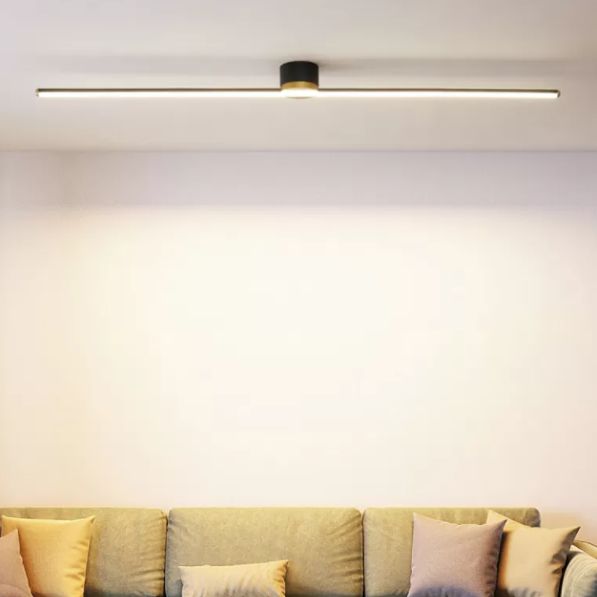 Elara Haus Flush Mount Ceiling Light - Metal Silica Gel Contemporary Design 4