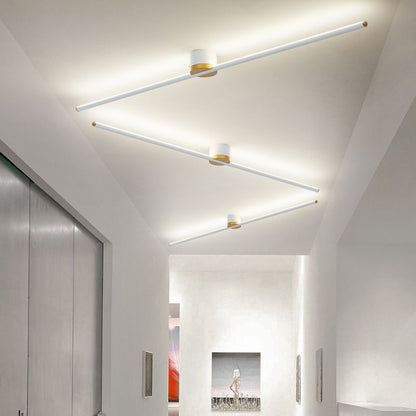 Elara Haus Flush Mount Ceiling Light - Metal Silica Gel Contemporary Design 6