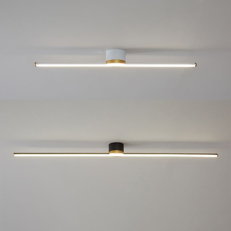Elara Haus Flush Mount Ceiling Light - Metal Silica Gel Contemporary Design 7