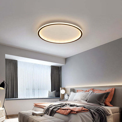 Elara Haus Flush Mount Ceiling Light - Modern Metal LED Fixture 0