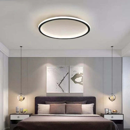 Elara Haus Flush Mount Ceiling Light - Modern Metal LED Fixture 4