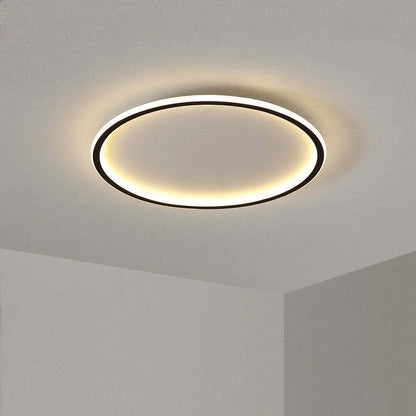 Elara Haus Flush Mount Ceiling Light - Modern Metal LED Fixture 6