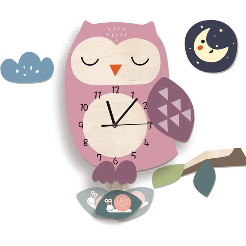 Brilvo - Animal Wall Clock for Children 4