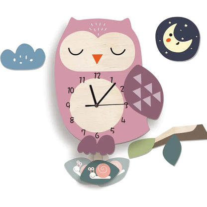 Brilvo - Animal Wall Clock for Children 4