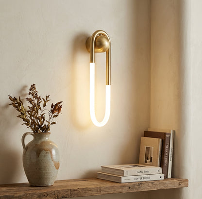 Elara Haus Wall Lamp - Brass Integrated LED Wall Sconce Lighting
