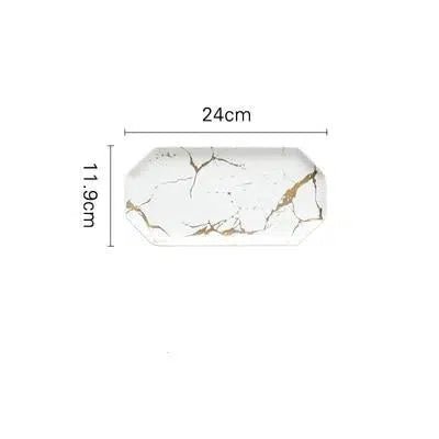 Marble Glaze Ceramic Party Tableware 4