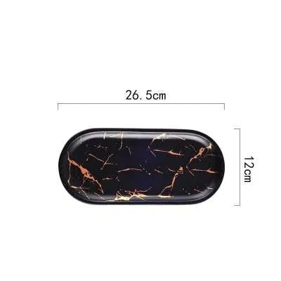 Marble Glaze Ceramic Party Tableware 5