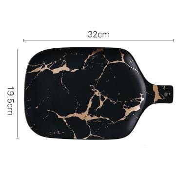 Marble Glaze Ceramic Party Tableware 6