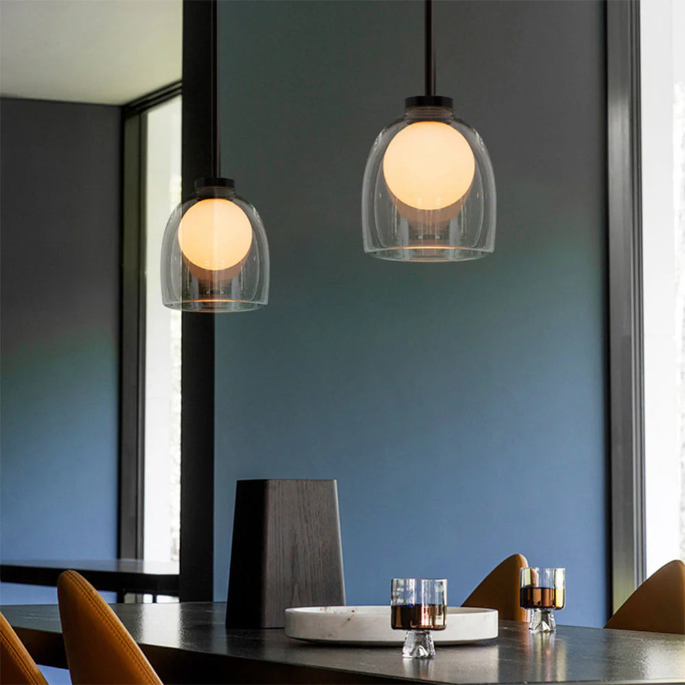 Elegant Glass Pendant Lamp – Modern Minimalism 3
