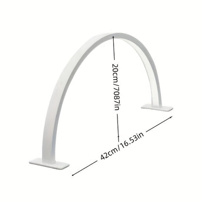 Crescent Moon LED Desk Lamp | Adjustable USB Metal Light 5