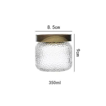 Airtight Glass Container | Glass & Wood 0