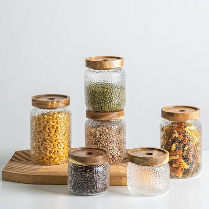 Airtight Glass Container | Glass & Wood 1
