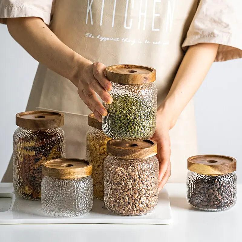Airtight Glass Container | Glass & Wood 2