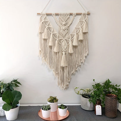 Bohemian Macrame Wall Hanging | Handcrafted Woven Tapestry 1