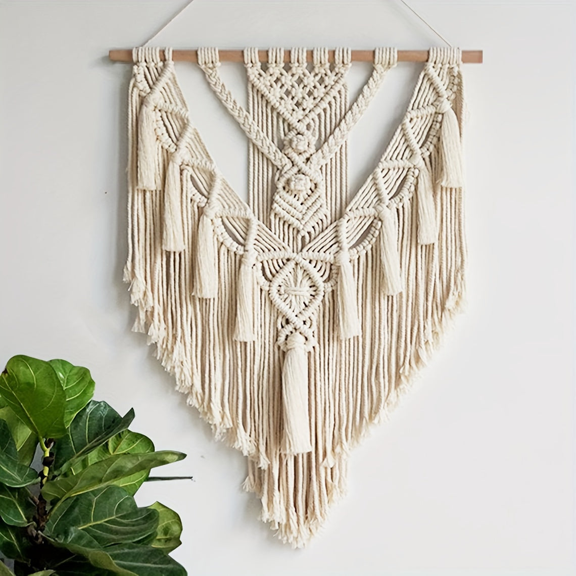 Bohemian Macrame Wall Hanging | Handcrafted Woven Tapestry 2