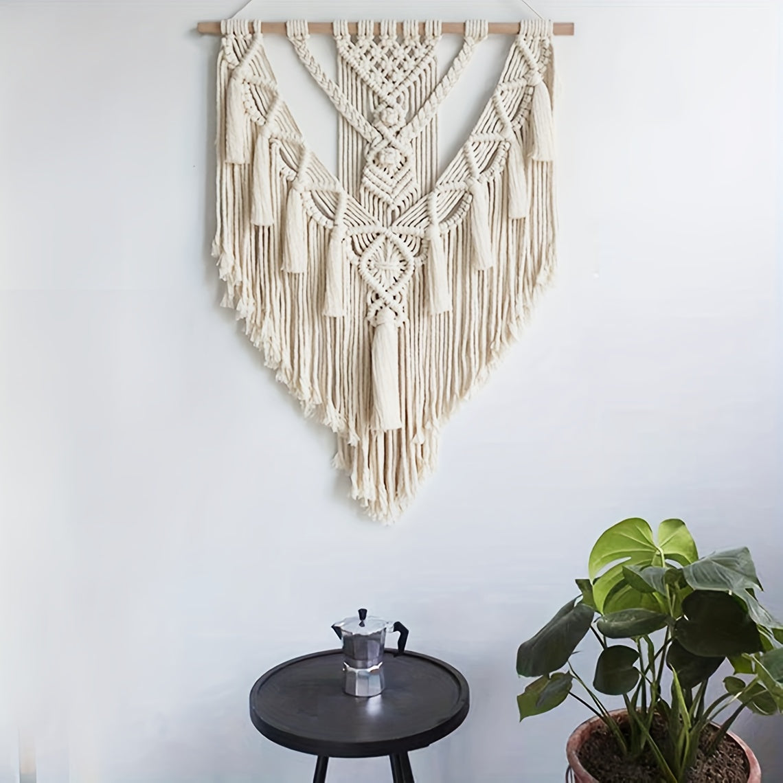 Bohemian Macrame Wall Hanging | Handcrafted Woven Tapestry 3