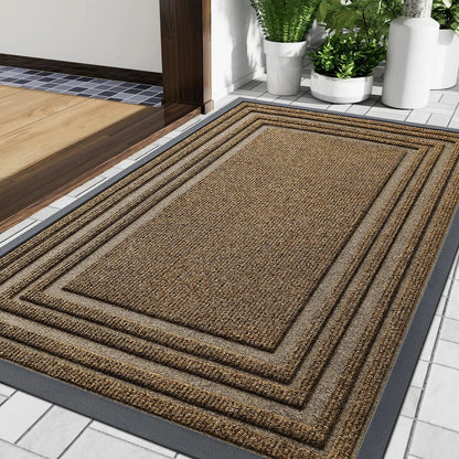 Aurelius - Non-slip Low Doormat made of Natural Rubber for Indoor and Outdoor Spaces 0