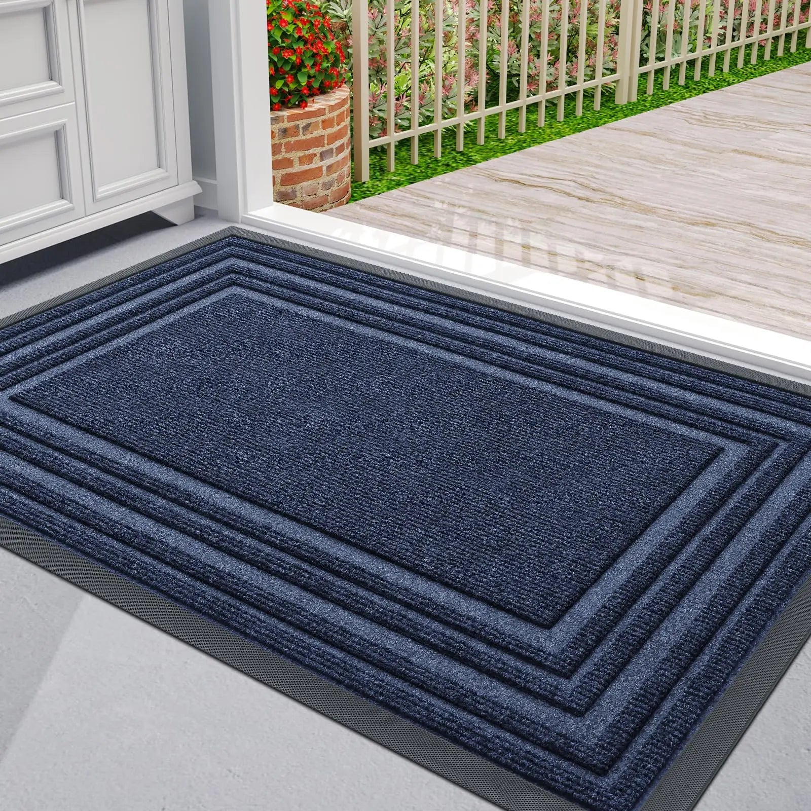 Aurelius - Non-slip Low Doormat made of Natural Rubber for Indoor and Outdoor Spaces 3