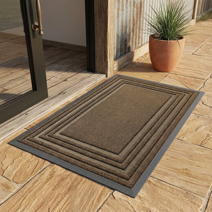 Elara Haus Heavy-Duty Non-Slip Natural Rubber Doormat