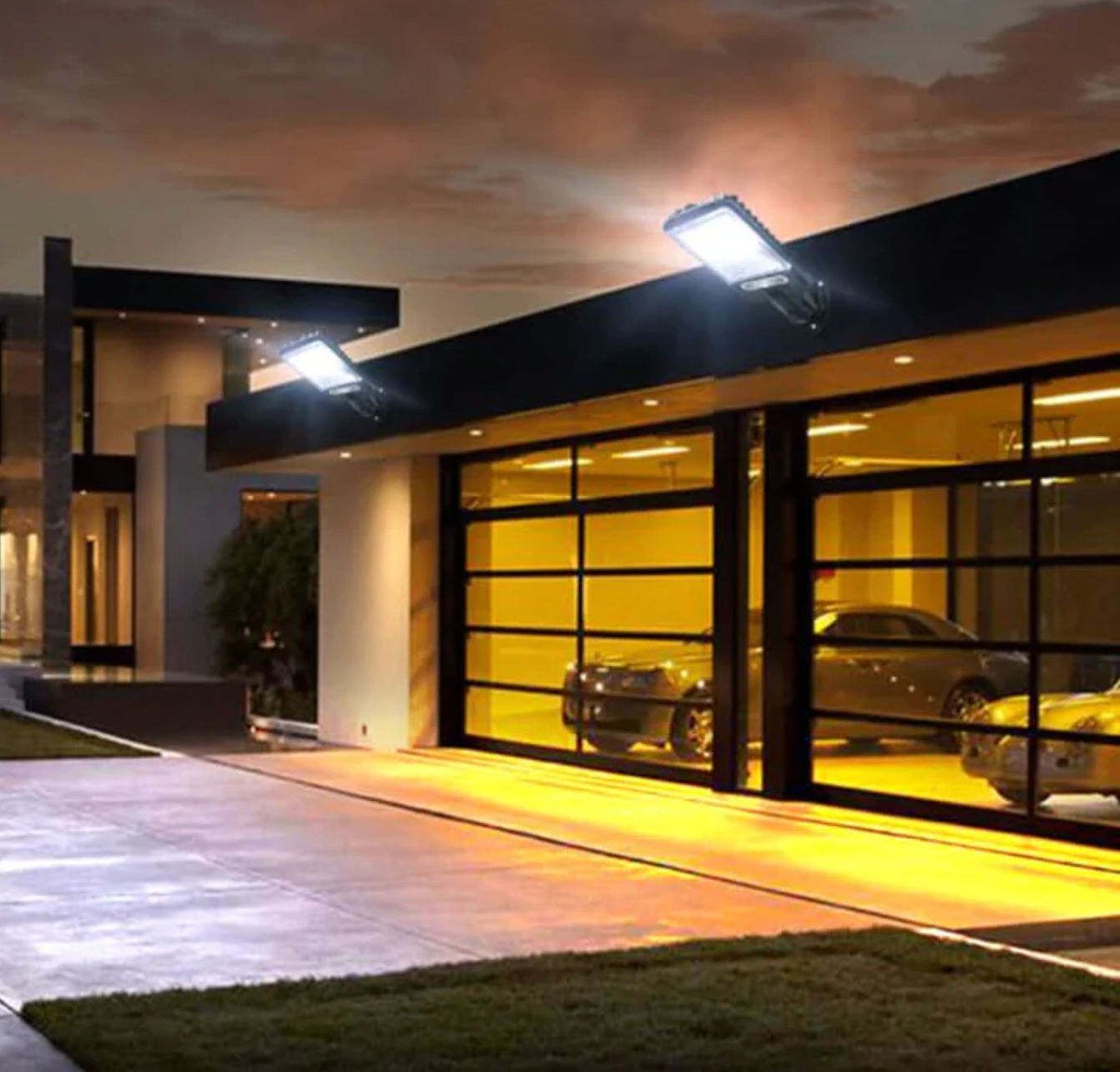 Solar LED lamp with motion sensor - outdoor garden spotlight for garden, driveway and terrace 3