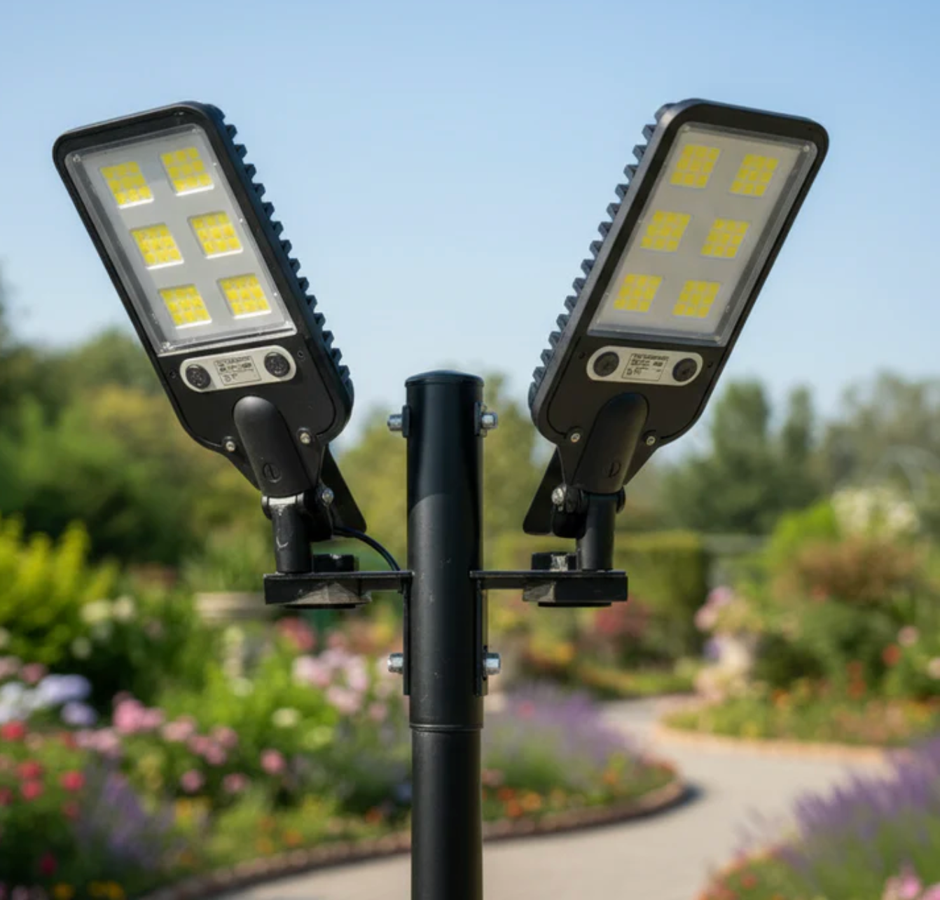 Solar LED lamp with motion sensor - outdoor garden spotlight for garden, driveway and terrace 5
