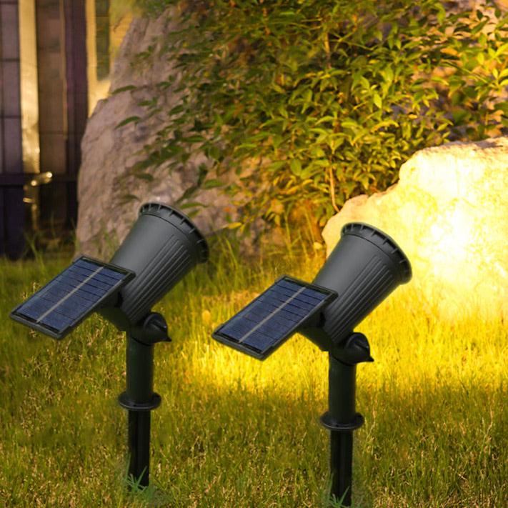 Solar reflector LED garden lamp with twilight sensor 0