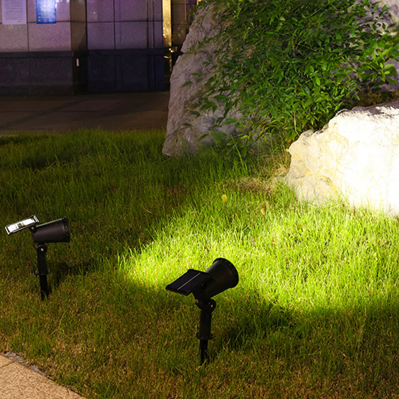 Solar reflector LED garden lamp with twilight sensor 1
