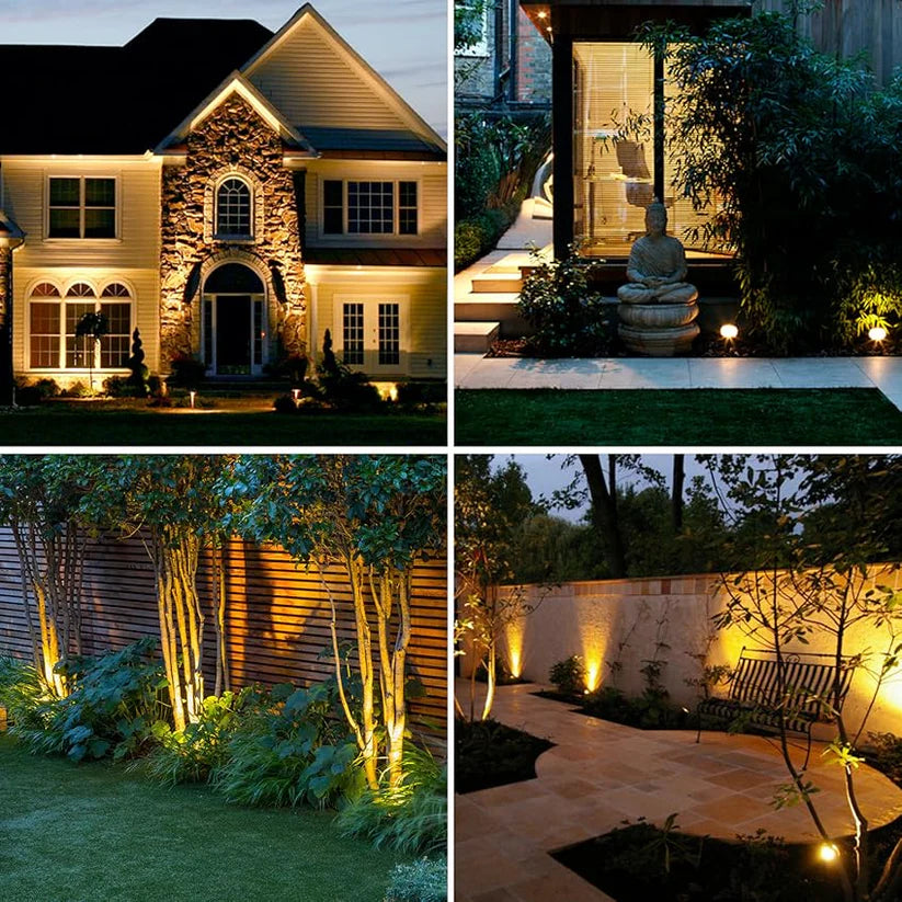 Solar reflector LED garden lamp with twilight sensor 2