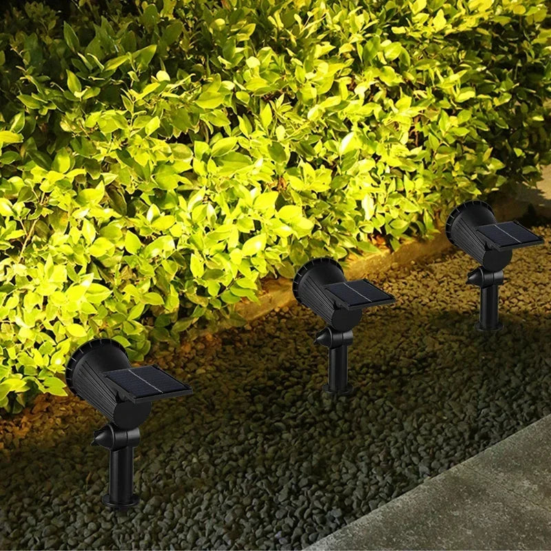 Solar reflector LED garden lamp with twilight sensor 4