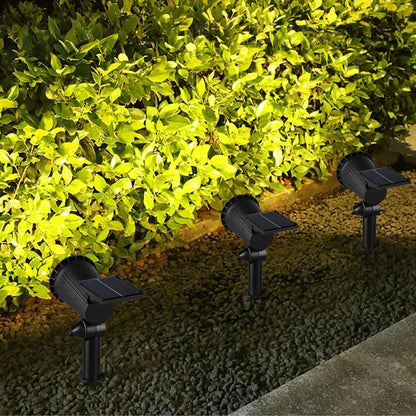 Solar reflector LED garden lamp with twilight sensor 4