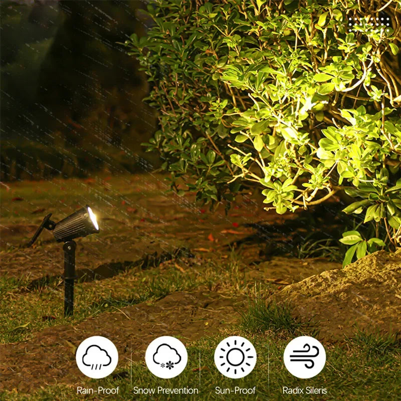 Solar reflector LED garden lamp with twilight sensor 5