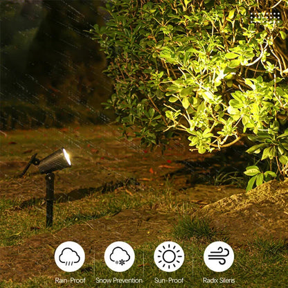 Solar reflector LED garden lamp with twilight sensor 5