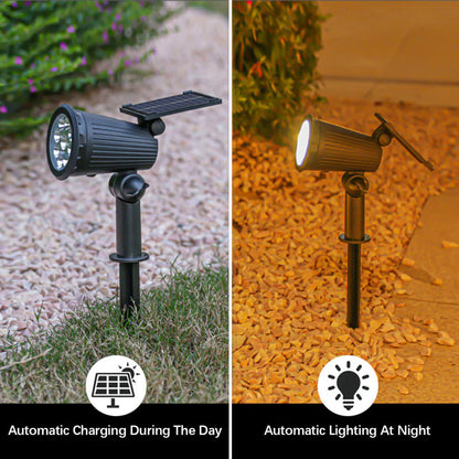 Solar reflector LED garden lamp with twilight sensor 6