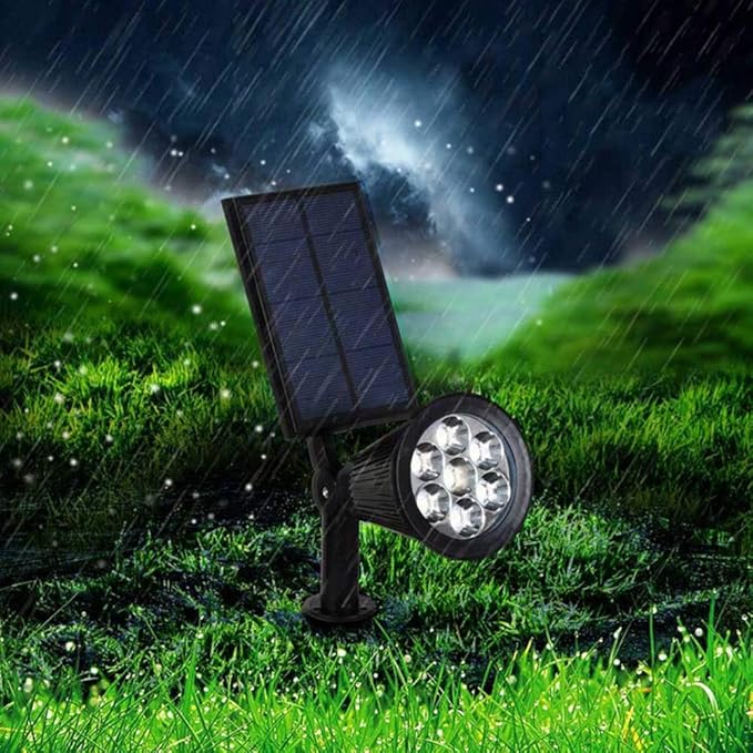Solar reflector LED garden lamp with twilight sensor 7