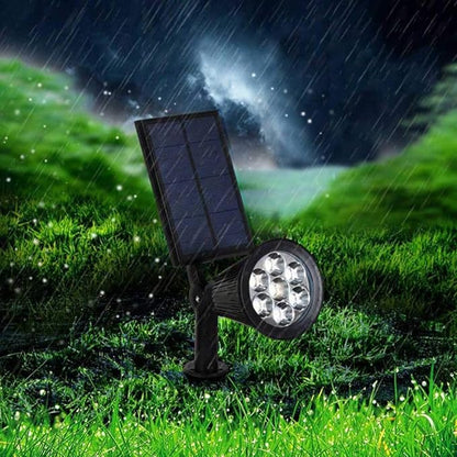 Solar reflector LED garden lamp with twilight sensor 7