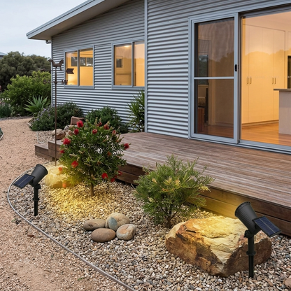 Elara Haus High-Performance Weatherproof Alloy Solar LED Spotlight