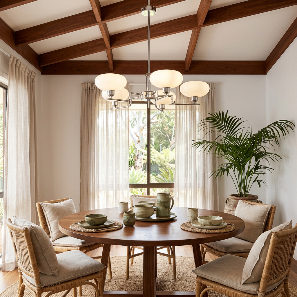 Elara Haus High-Quality Frosted Glass Light – Architectural Mid-Century Art