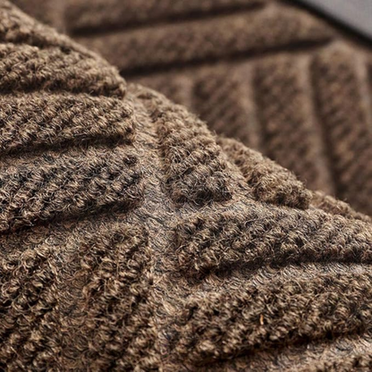 Elara Haus High-Quality Geometric Textured Entrance Mat - Indoor & Outdoor Use