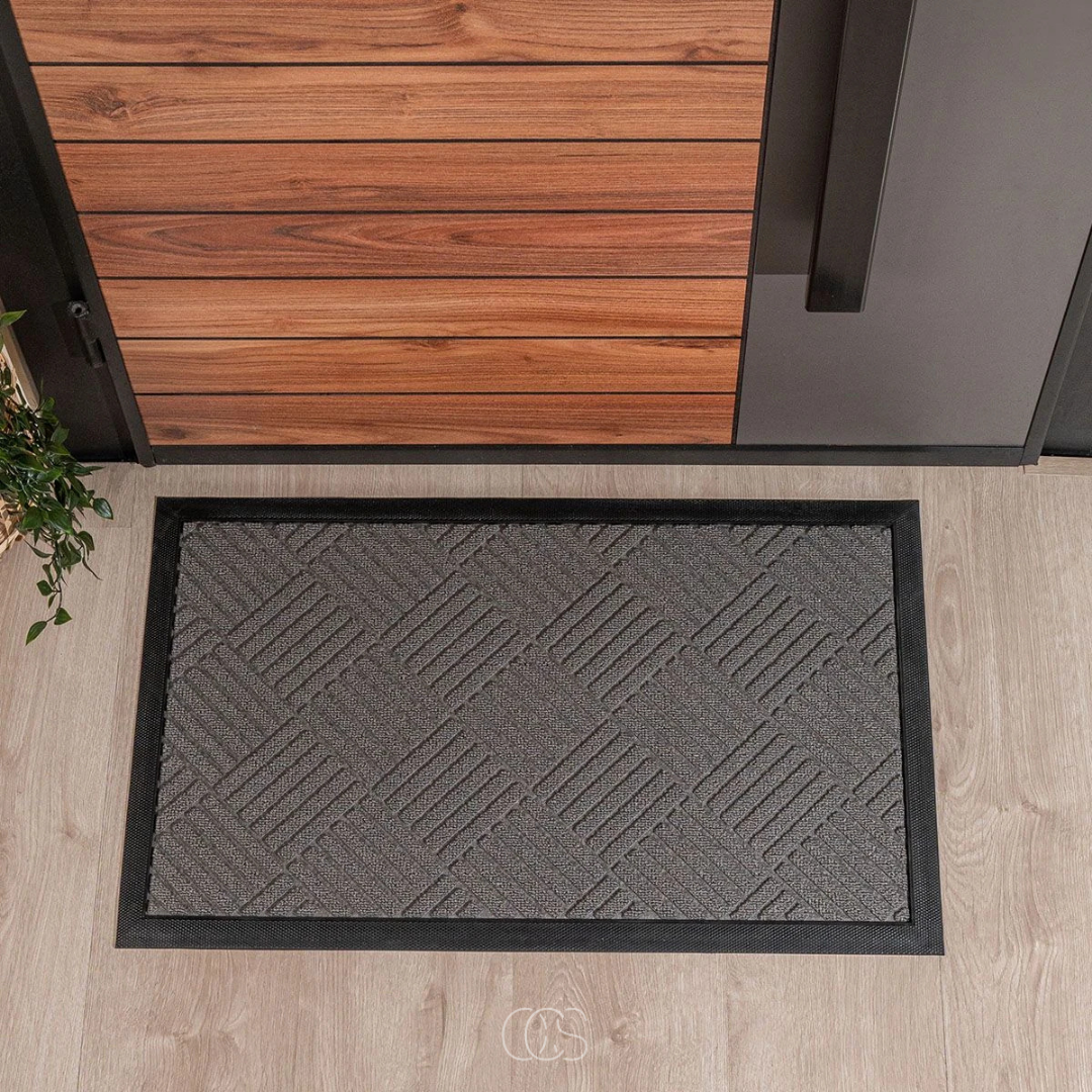 OCS - Abstract Water-Absorbing Non-Slip Doormat - Indoor & Outdoor 3