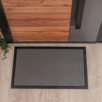 OCS - Abstract Water-Absorbing Non-Slip Doormat - Indoor & Outdoor 3