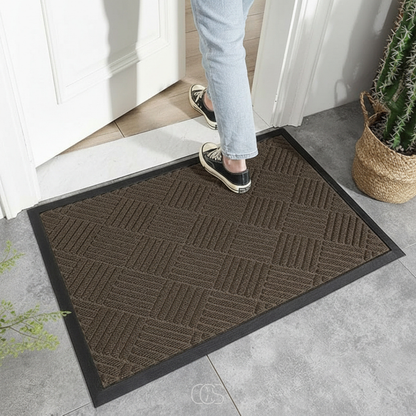 OCS - Abstract Water-Absorbing Non-Slip Doormat - Indoor & Outdoor 4