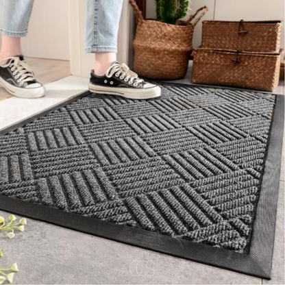 OCS - Abstract Water-Absorbing Non-Slip Doormat - Indoor & Outdoor 5