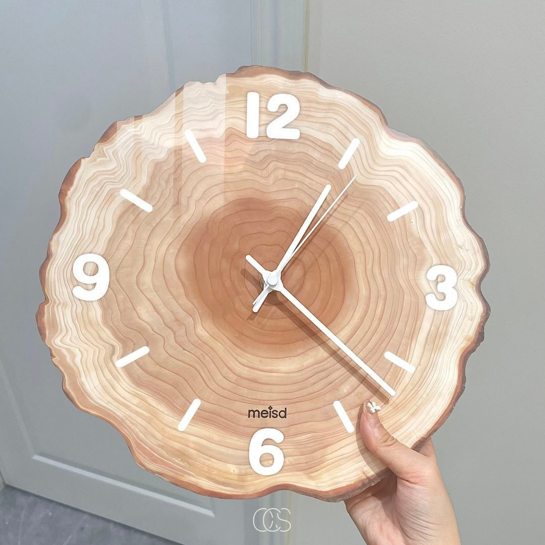 OCS - Silent Wooden Wall Clock 0
