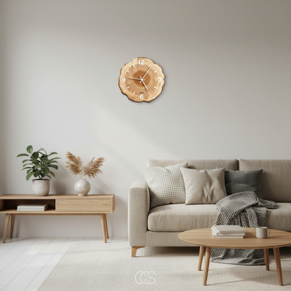 OCS - Silent Wooden Wall Clock 2