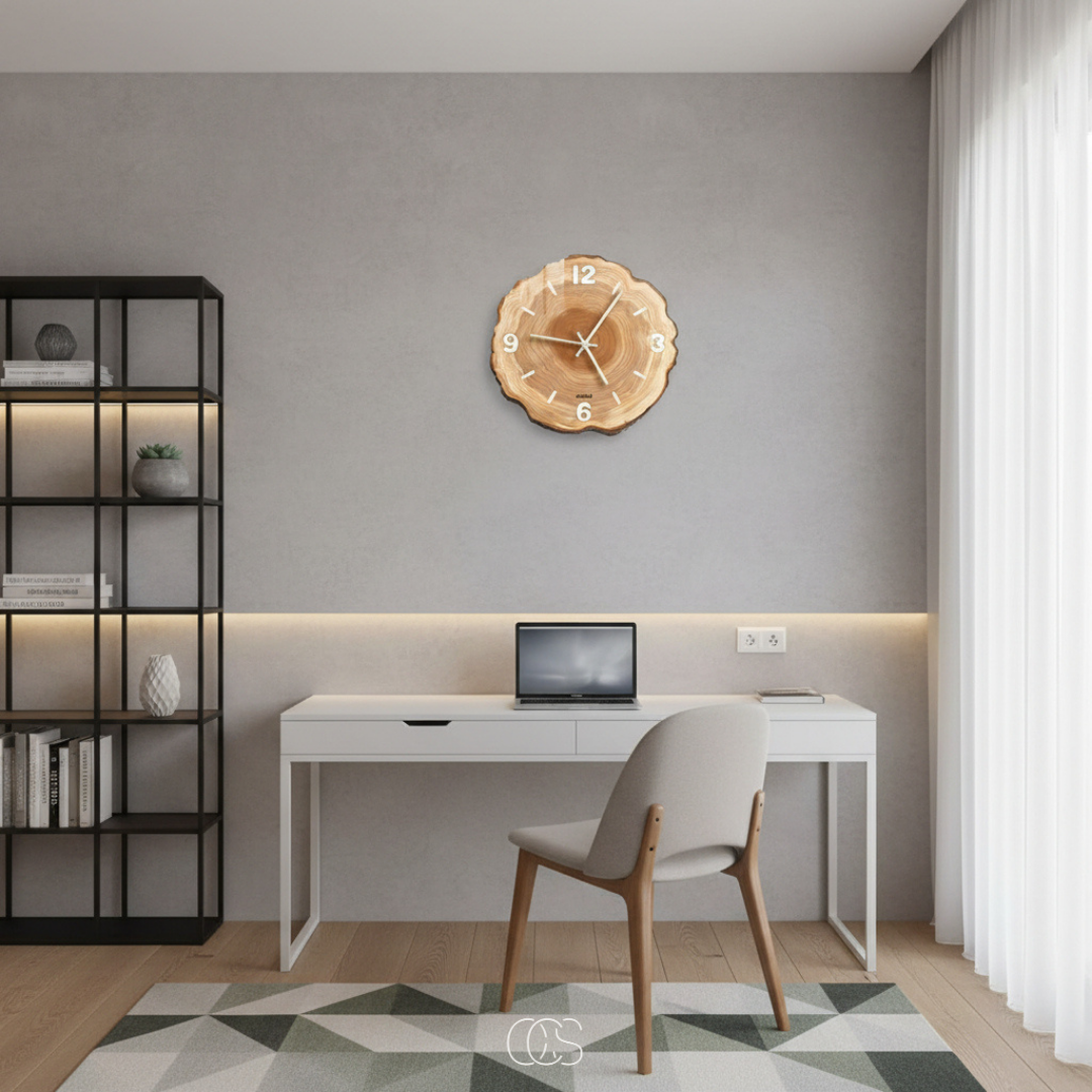 OCS - Silent Wooden Wall Clock 3