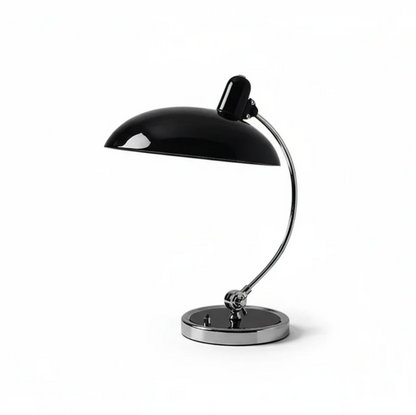 Retro designer desk lamp – metal with a chrome base 0