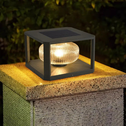 Modern LED solar lamp – designer garden lighting 0