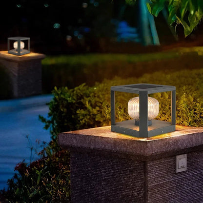Modern LED solar lamp – designer garden lighting 3