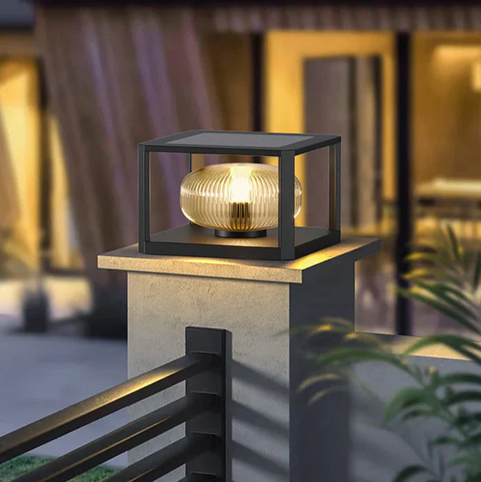Modern LED solar lamp – designer garden lighting 5