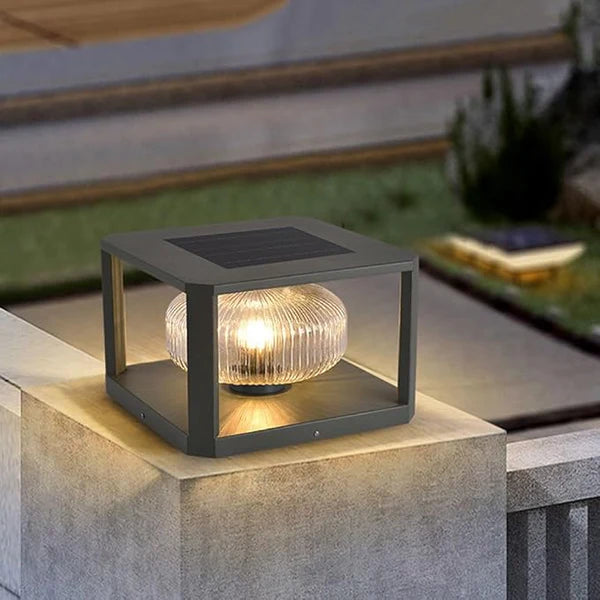 Modern LED solar lamp – designer garden lighting 6